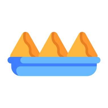 Bir plaj simgesinin vektör çizimi