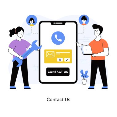 Akıllı telefonlu online alışveriş konsepti ve ekranda dizüstü bilgisayarı ve kısa mesajı olan kadın