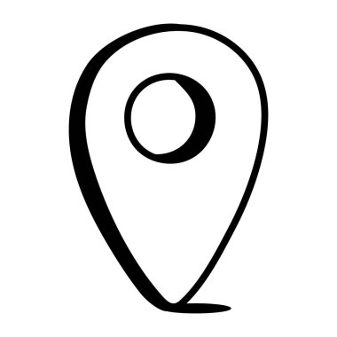 Harita iğne simgesi. vektör illüstrasyonu