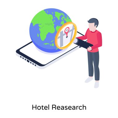 otel arama web simgesi 