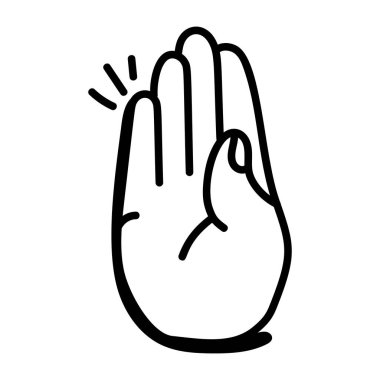 Barış sembolünün bir işaretiyle. vektör illüstrasyonu