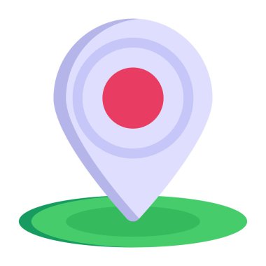 konum pin vektör illüstrasyon tasarımı