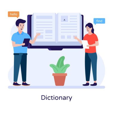 Akıllı telefonu ve dizüstü bilgisayarı olan genç adam vektör çizimi tasarımı