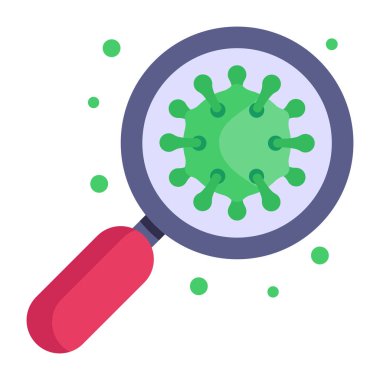 Virüs, bakteri, enfeksiyon, laboratuvar, bilim, biyoloji, araştırma, vektör illüstrasyonu