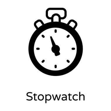 saat düz vektör simgesi