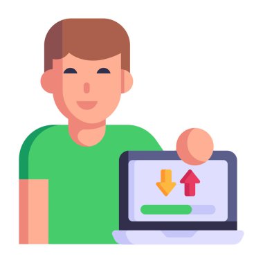 İnternetten alışveriş. Basit tasarım