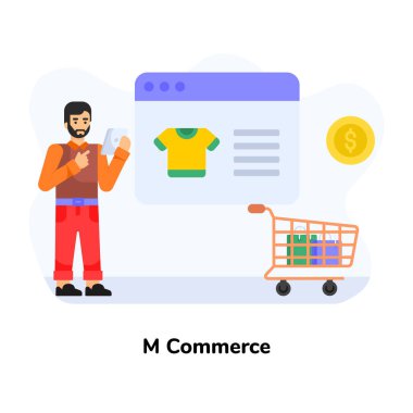 İnternetten alışveriş. Web simgesi