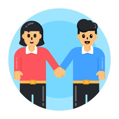 çift vektör illüstrasyon grafik tasarımı