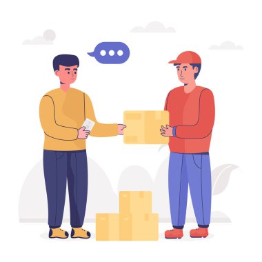 dağıtıcı vektör illüstrasyon tasarımı