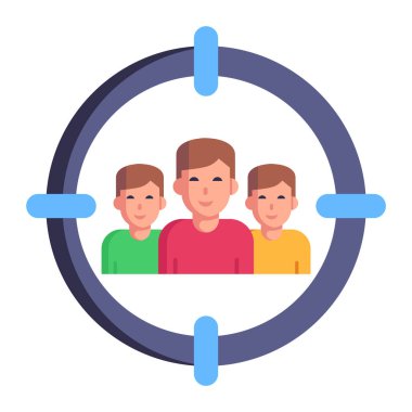 İş ve finans simgesinin vektör illüstrasyonu