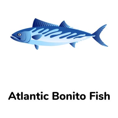 Balık. Web simgesi basit tasarım