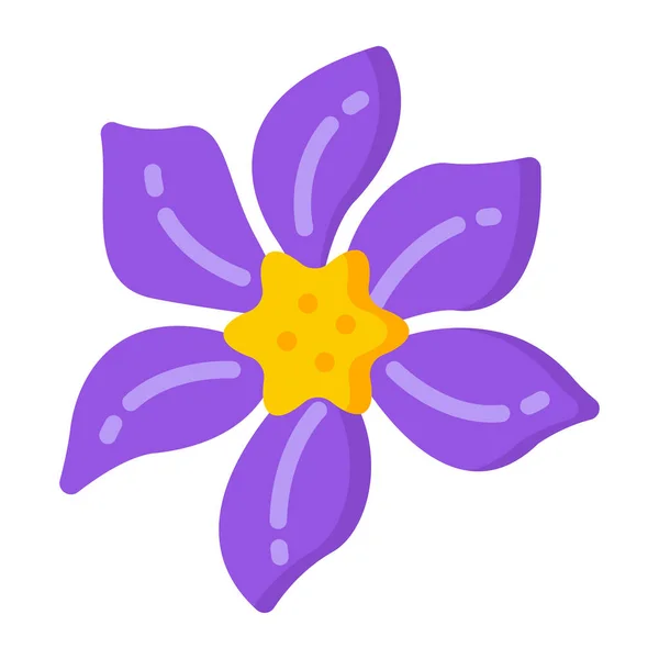 Çiçek Ikonu Beyaz Arkaplanda Izole Edilmiş Web Tasarımı Için Çiçek — Stok Vektör