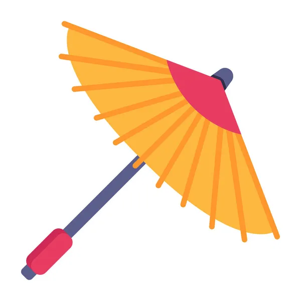 Umbrella Isolated Vector Icon — Stock Vector