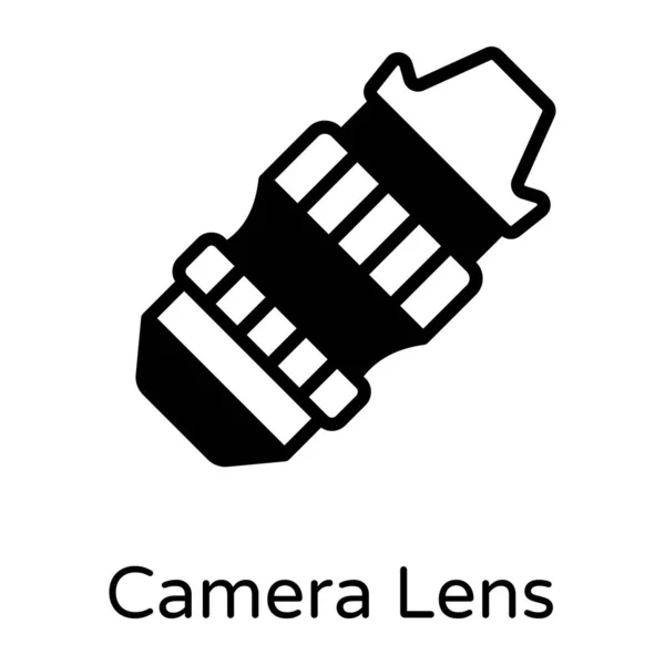 Projeto Ilustração Vetor Lente Câmera — Vetor de Stock