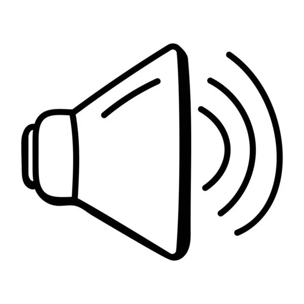 Lautsprecher Web Symbol Einfache Illustration — Stockvektor