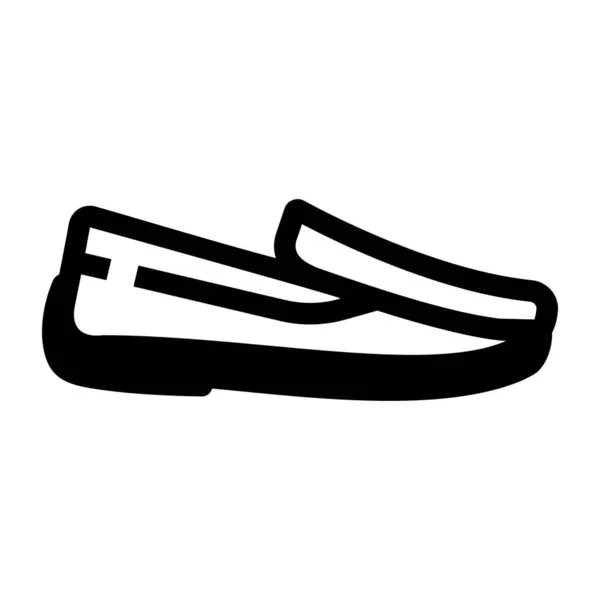 Garabato Dibujado Mano Zapato — Vector de stock