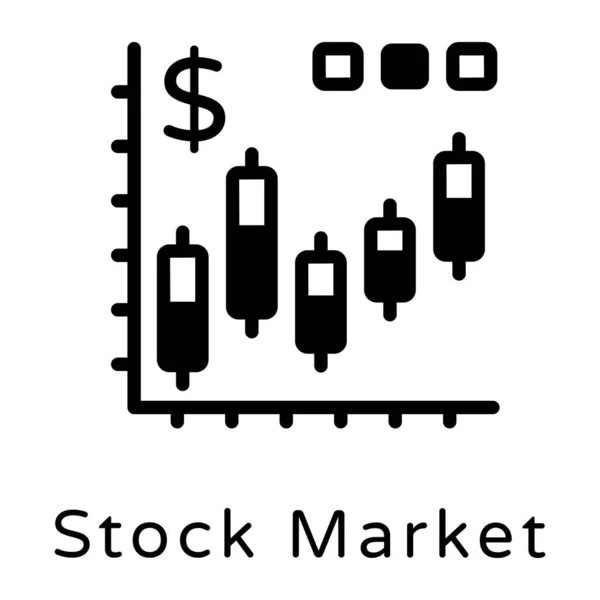 Ícone Sólido Fogão Gás — Vetor de Stock