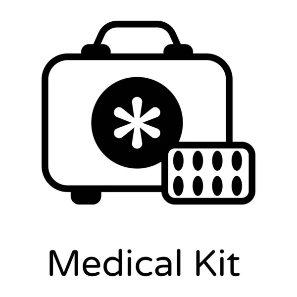 Medical Kit Simple Design — Stock Vector