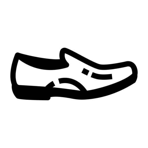 Zapato Icono Web Diseño Simple — Vector de stock