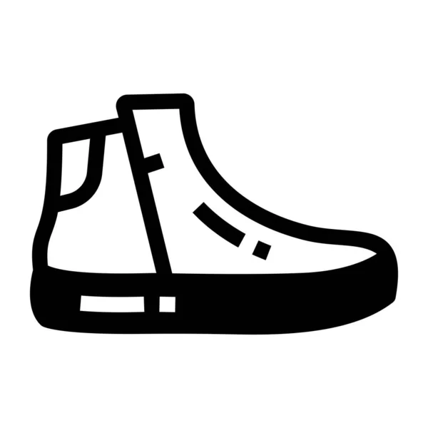 Schuh Web Symbol Einfache Illustration — Stockvektor