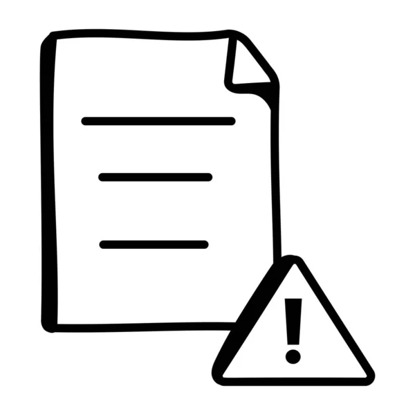 Datei Dokument Symbol Vektorillustration — Stockvektor