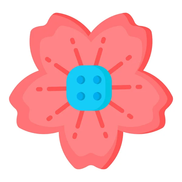 Blume Web Symbol Einfache Illustration — Stockvektor