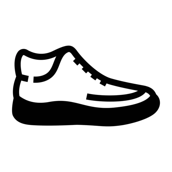 Sapato Ícone Web Ilustração Simples — Vetor de Stock