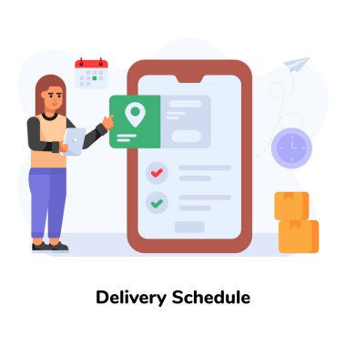 çevrimiçi alışveriş düz renk vektörü simgesi.