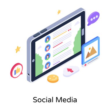 SEO modern simgeleri, pazarlama ve dijital depolama kavramının tasarım vektörü çizimi