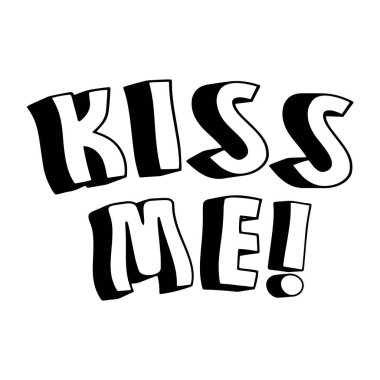 El çizimi harfler. vektör illüstrasyonu.