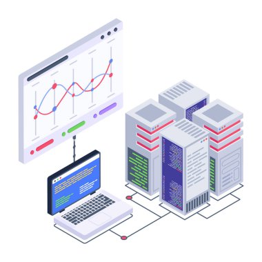  Vektör illüstrasyon tasarımı seo ve teknoloji simgesi.