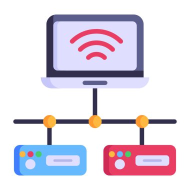 ağ bağlantısı, internet, teknoloji, iletişim, seo, web. vektör illüstrasyonu