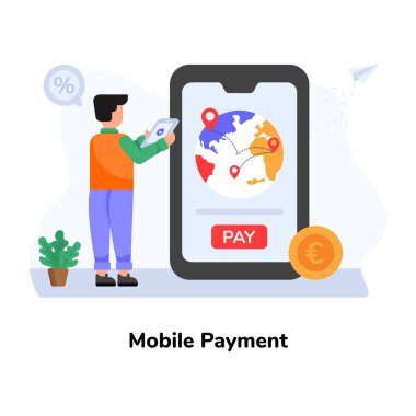 İnternet alışveriş konsepti. vektör illüstrasyonu