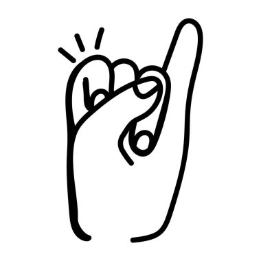 Tamam hareket çizgisi biçim vektör illüstrasyon tasarımı ile el