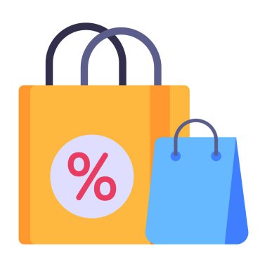 Alışveriş çantası. vektör illüstrasyonu