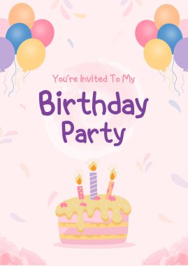 Kutlama kartının vektör çizimi, mutlu yıllar. 