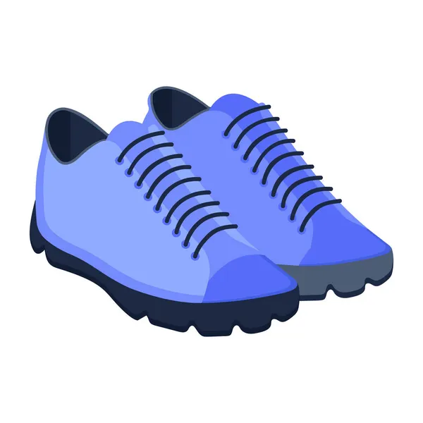 Chaussures Sport Icône Vectoriel Illustration Design — Image vectorielle