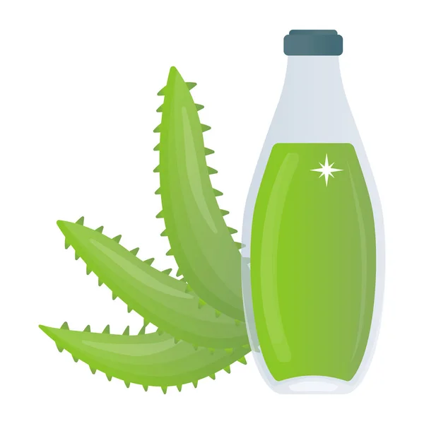 Aloe Vera Planta Icono Vector Ilustración Diseño — Vector de stock