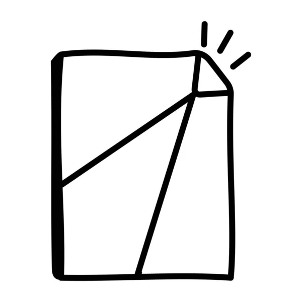 Vektor Illustration Enda Isolerad Ikon — Stock vektor