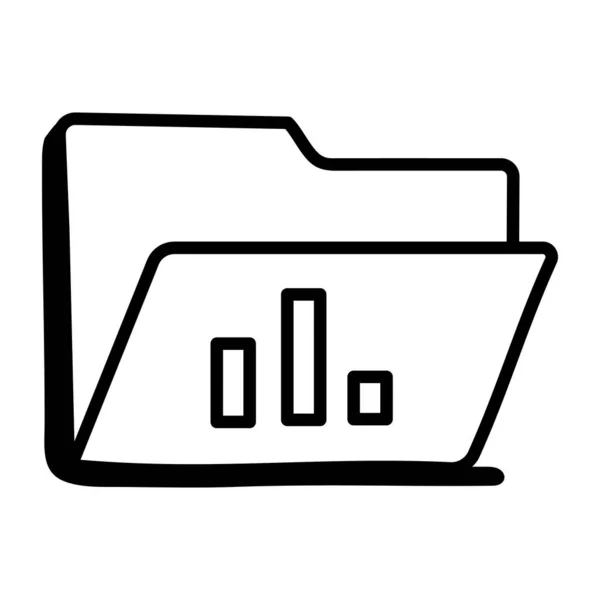 Ordner Icon Vektor Illustration — Stockvektor