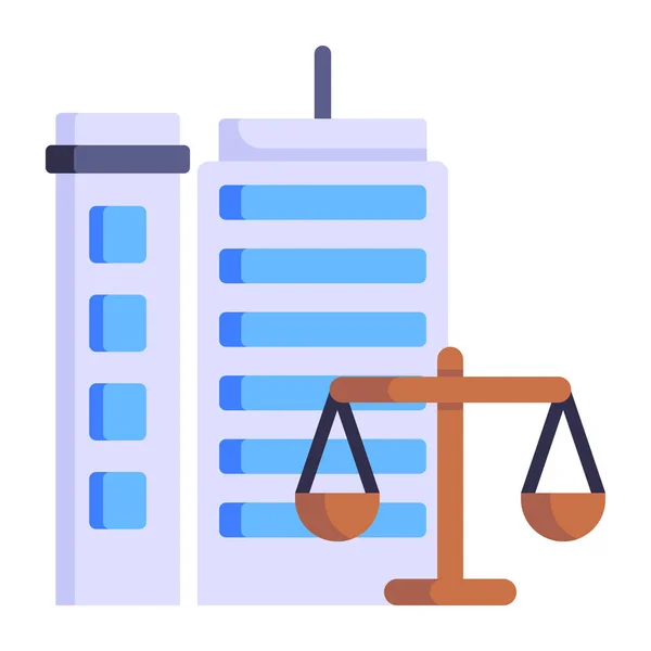 Law Justice Vector Illustration — Stock Vector