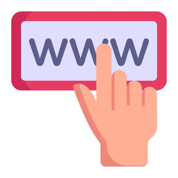 Online Shopping Web Icon — Stock Vector