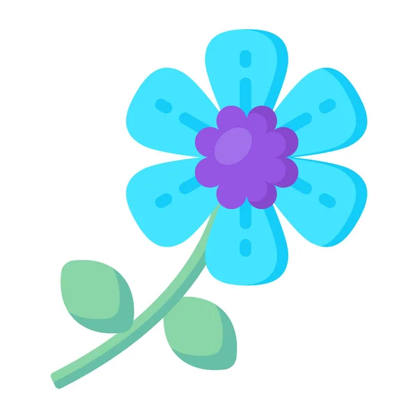 Όμορφο Λουλούδι Διακόσμηση Σχεδιασμό Διάνυσμα Εικονογράφηση — Διανυσματικό Αρχείο