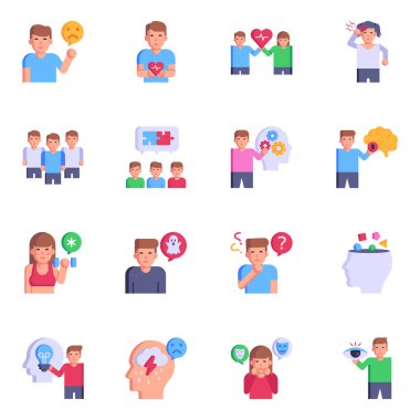 vektör simgelerinin kümesi 