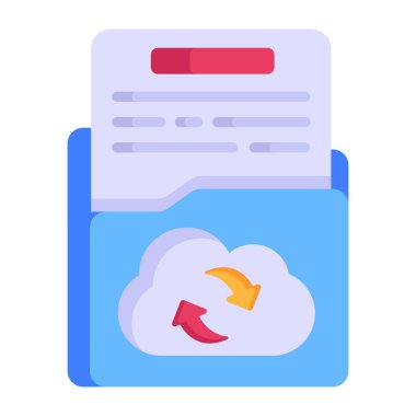 Bulut hesaplama. Ağ simgesi. vektör illüstrasyonu