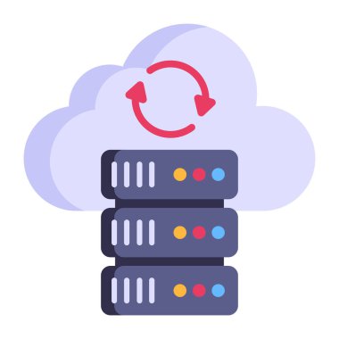 Bulut hesaplama. Web simgesi