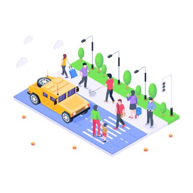 Zebra Çizgisi, vektör çizimi