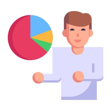 Turta Grafik karikatürü, vektör illüstrasyonu