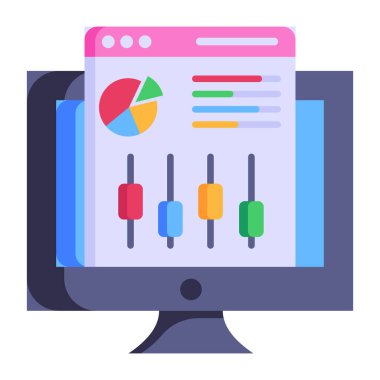 Grafikleri ve vektör illüstrasyonunu göster