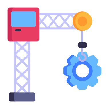 Turna Yönetim karikatürü, vektör illüstrasyonu